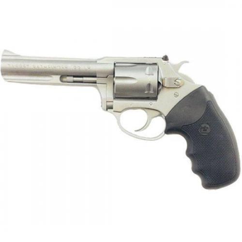 Charter Arms Pathfinder Revolver Handgun .22 Long Rifle 4.2 Barrel 6 Rounds Rubber Grips Stainless Steel Frame 72242