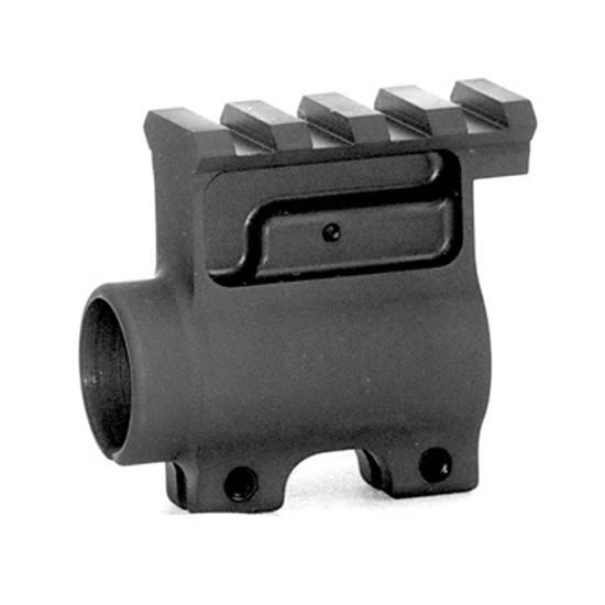 Diamondhead USA, Inc. Receiver Height Gas Block, 556NATO, With Rail Overhang, .750, Fits AR-15, Black 3101