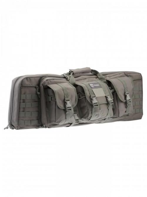 Drago Gear Double Rifle Gun Case, 36, Seal Gray 12-301GY