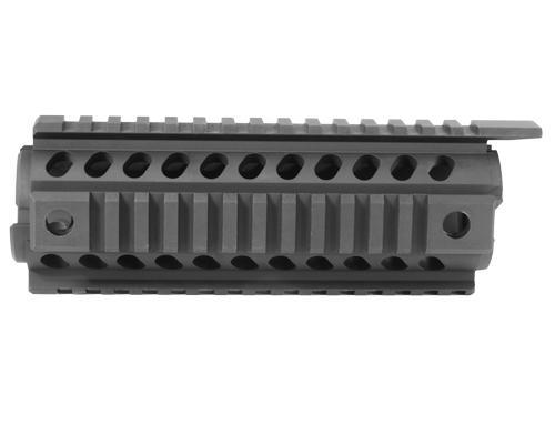 Mission First Tactical Tekko Metal AR Carbine Integrated Rail System, Replaces Factory Handguard, 7" Drop In Integrated Rail System, Black TMARCIRS