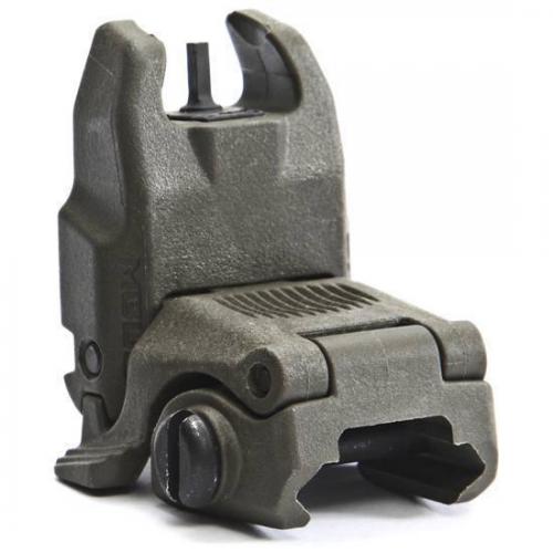 Magpul Industries MBUS Back-Up Front Sight Gen 2, Fits Picatinny Rails, Flip Up, Olive Drab Green MAG247-ODG