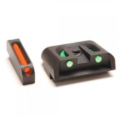 TRUGLO GLOCK Fiber Optic Brite Site Sight Set, Red Front and Green Rear TG131G2