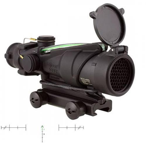 Trijicon ACOG, 4x32, Dual Illuminated Green Chevron, ARMY Rifle Combat Optic (RCO) for the M150, With TA51 Mount TA31RCO-M150CP-G