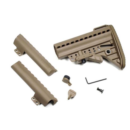 VLTOR IMOD Mil-Spec Stock, Fits AR-15, with Butt Pad, Tan Finish AIB-MST