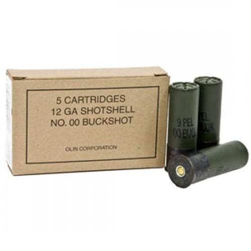 Winchester Military 12Ga 2.75 Buckshot 5rds Q1544