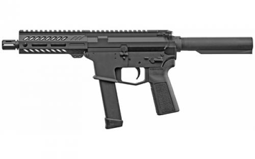 Angstadt Arms UDP-9, Semi-automatic, Pistol, 9MM, 6" Chrome Moly Barrel, Anodized Finish, Black, Magpul K2 Grip, Angstadt Arms 5.5" Free Float M-LOK Handguard, A2 Flash Suppressor, Accepts Glock Style Magazines, 17 Rounds, 1 Magazine AAUDP09P06