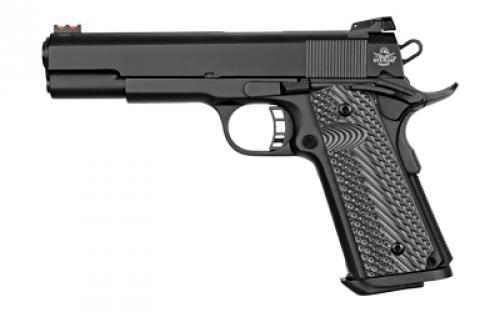 Armscor Rock Ultra FS, 1911, Semi-automatic, Metal Frame Pistol, Full Size, 45ACP, 5 Barrel, Steel, Parkerized Finish, Black, G10 Grips, Adjustable Sights, 8 Rounds, 1 Magazine 51486