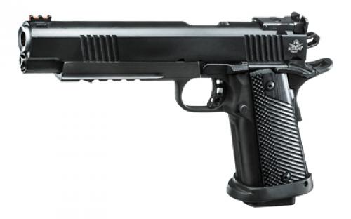 Armscor Pro Ultra Match HC, 1911, Semi-automatic, Metal Frame Pistol, Full Size, 10MM, 6" Barrel, Steel, Parkerized Finish, Black, Rubber Grips, Adjustable Sights, 16 Rounds, 1 Magazine 52000