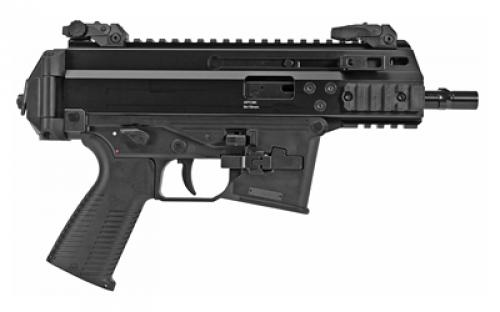 B&T APC9K PRO, Semi-automatic, Pistol, 9MM, 4.3 Threaded Barrel (5.5 with Tri-Lug Installed), Anodized Finish, Black, 33 Rounds, 1 Magazine, Glock Magazine Compatible, Tri-Lug Adapter Included BT-36045-G