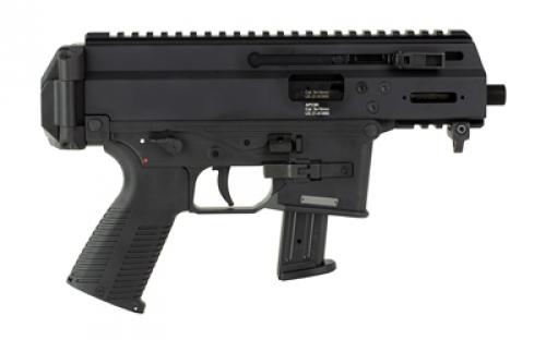 B&T APC9K PRO-S, Semi-automatic, Pistol, 9MM, 4.3" Threaded Barrel, Polymer Frame, Anodized Finish, Black, 21 Rounds, 1 Magazine, Accepts Sig Sauer Magazines BT-36045-S