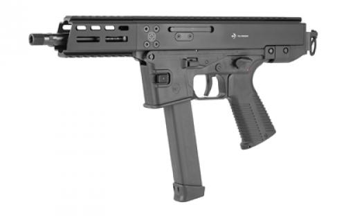 B&T GHM9 Gen 2, Semi-automatic, 9MM, 6.2" Barrel, Tri-Lug, Anodized Finish, Black, 33 Rounds, 1 Magazine, Glock Magazine Compatible BT-450002-2-G