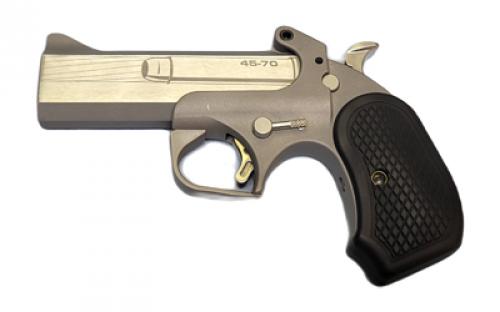 Bond Arms Cyclops, Derringer, 45-70 Government, 4.25 Barrel, Manual Safety, Fixed Sights, Stainless Steel, Silver, 1 Round BACY-45-70