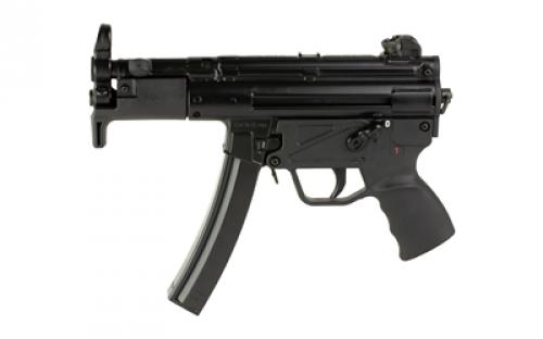 Century Arms AP5-M Base, Semi-automatic Pistol, 9MM, 4.5", Matte Finish, Black, Adjustable Sights, Manual Safety, 30 Rounds, 1 Magazine, Includes Sling HG6036AL-N