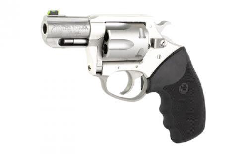 Charter Arms The Boxer, Double Action Revolver, 38 Special, 2.2" Barrel, Aluminum Receiver, Anodized Finish, Silver, Rubber Grip, Fiber Optic Front Sight, 6 Rounds 53620