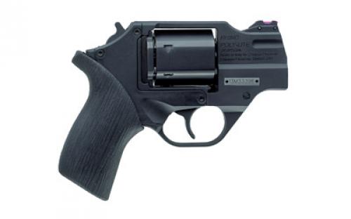 Chiappa Firearms Rhino 200DS Revolver, Double Action/Single Action, 357 Magnum/38 Special, 2" Barrel, Alloy, Black, Rubber Grips, 6 Rounds, Includes Leather Holster and 3 Moon Clips CF340.216