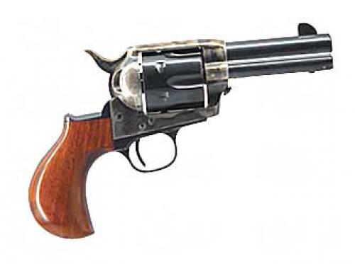 Cimarron Thunderer, Single Action, 45LC, 3.5" Barrel, Steel, Color Case Hardened Finish, Wood Grips, Fixed Sights, 6 Rounds CA346
