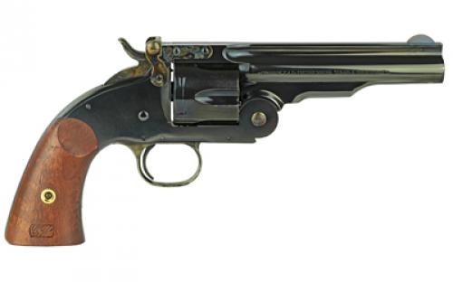 Cimarron Model 3 Schofield, Single Action, 45LC, 5" Barrel, Steel, Blued Finish, Wood Grips, 6 Rounds CA855