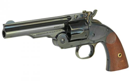 Cimarron Model 3 Schofield, Single Action, 45LC, 5" Barrel, Steel, Blued Finish, Wood Grips, 6 Rounds CA855