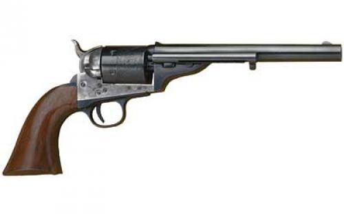 Cimarron 1872 Open Top Army, Single Action, 45LC, 7.5 Barrel, Steel, Color Case Hardened Finish, Wood Grips, Fixed Sights, 6 Rounds CA916