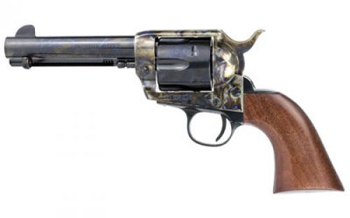 Cimarron Frontier Revolver, Single Action, 45LC, 4.75 Barrel, Steel, Case Hardened Finish, Walnut Grips, 6 Rounds PP410