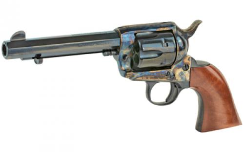 Cimarron El Malo, Single Action Revolver, 45 Long Colt, 5.5" Barrel, Steel Frame, Color Case Hardened, Walnut Grips, 6 Rounds PP411MALO