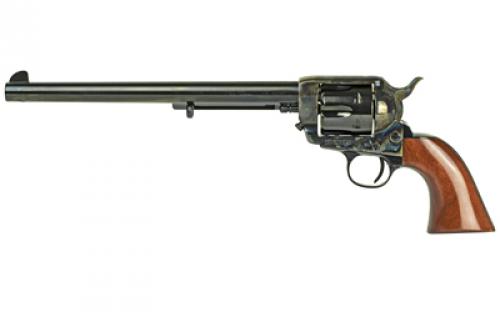 Cimarron Old Model Wyatt Earp, 45LC, 10" Barrel, Steel, Color Case Hardened Finish, Fixed Sights, 6 Rounds PP558