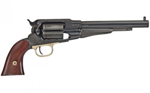 Cimarron Preacher Revolver, Single Action, 45LC w/ 44 Percussion Interchangeable Cylinder, 8" Barrel, Steel, Blued Finish, Walnut Grips, Fixed Sights, 6 Rounds PREACHER