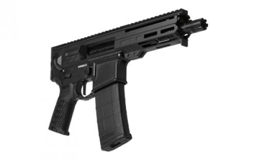 CMMG Dissent, MK4, Semi-automatic Pistol, AR, 300BLK, 6.5" Barrel, Cerakote Finish, Armor Black, Manual Safety, 30 Rounds, 2 Magazines 30A0E33-AB