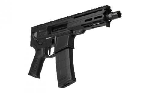 CMMG Dissent, MK4, Semi-automatic Pistol, AR, 556NATO, 6.5" Barrel, Cerakote Finish, Armor Black, Manual Safety, 30 Rounds, 2 Magazines 55A938F-AB