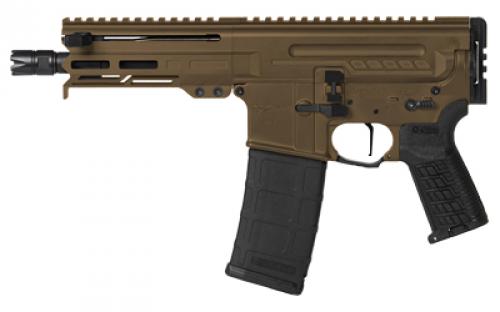 CMMG Dissent, MK4, Semi-automatic Pistol, AR, 556NATO, 6.5 Barrel, Cerakote Finish, Midnight Bronze, Manual Safety, 30 Rounds, 2 Magazine 55A938F-MB