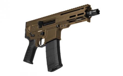 CMMG Dissent, MK4, Semi-automatic Pistol, AR, 556NATO, 6.5" Barrel, Cerakote Finish, Midnight Bronze, Manual Safety, 30 Rounds, 2 Magazine 55A938F-MB