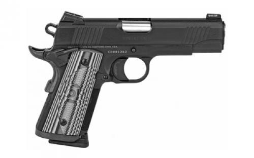Colt's Manufacturing Combat Unit Concealed Carry Officers, Semi-automatic, Metal Frame Pistol, 45ACP, 4.25" Barrel, Steel Construction, Matte Finish, Black, 8 Rounds, 1 Magazine O9840CCU