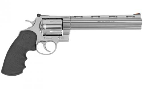 Colt's Manufacturing Anaconda, Revolver, 44 Magnum, 8" Barrel, Semi-Bright Stainless Finish, Hogue Grip, 6 Rounds ANACONDA-SP8RTS