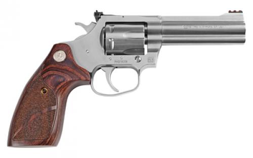 Colt's Manufacturing King Cobra Target, Revolver, 357 Magnum, 4.25" Barrel, Steel, Stainless Finish, Altamont Wood Grips, 6 Rounds KCOBRA-SB4TS