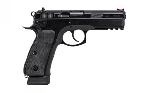 CZ 75 SP-01 Tactical, Semi-Automatic, DA/SA, Full Size, 9MM, 4.6" Cold Hammer Forged Barrel, Steel Frame, Black Finish, Rubber Grips, Luminescent 3 Dot Sights, Decocker, 2 Magazines, 19 Rounds 89353