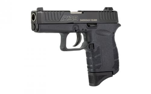 Diamondback Firearms DB9, Semi-automatic, Striker-Fired, Sub-Compact, 9MM, 3" Barrel, Polymer Frame, Black Oxide Finish, Fixed Sights, 6 Rounds, 1 Magazine DB0200P001