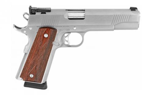 Dan Wesson Pointman Seven, Full Size, 45ACP, 5" Barrel, Steel Frame, Stainless Finish, Wood Grips, Adjustable Sights, 8Rd, 2 Magazines, CA Approved 01900