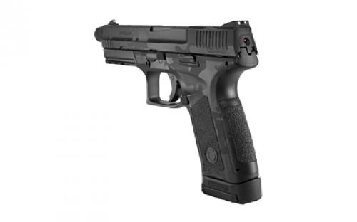 Girsan MC9 Disrupter, Striker Fired, Semi-automatic, Polymer Framed Pistol, 9MM, 4.6" Threaded Barrel, Optics Ready Slide, Camo Finish, Black, Interchangeable Back Straps, 17 Rounds, 1 Magazine 390360