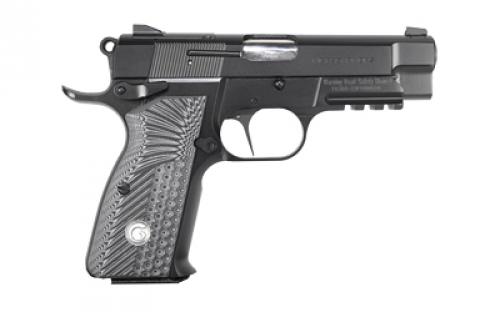 Girsan MCP35, PI LW OPS, Semi-automatic, Single Action, Metal Frame Pistol, Carry, 9MM, 3.88", Matte Finish, Black, Optics Ready RMSC, G10 Grips, Accessory Rail, Ambidextrous Safety, Fiber Optic Front Sight, 15 Rounds, 1 Magazines 390434