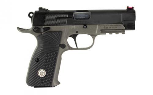 Girsan MCP35, PI LW OPS, Semi-automatic, Single Action, Metal Frame Pistol, Carry, 9MM, 3.88", Matte Finish, Tungsten Frame, Black Optics Ready RMSC Slide, G10 Grips, Accessory Rail, Ambidextrous Safety, Fiber Optic Front Sight, 15 Rounds, 1 Magazines 390436