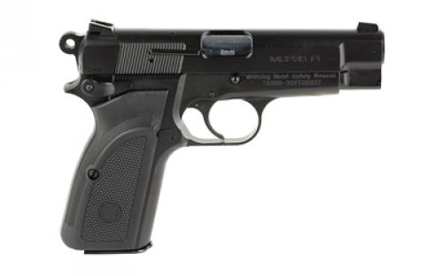 Girsan MCP35 PI, Single Action, Semi-automatic, Steel Framed Pistol, Carry Size, 9MM, 3.88" Barrel, Blued Finish, Synthetic Grips, Ambidextrous Safety, Dovetail Front/Rear Adjustable Sights, 15 Rounds, 1 Magazine 390440