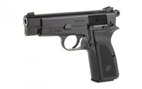 Girsan MCP35 PI, Single Action, Semi-automatic, Steel Framed Pistol, Carry Size, 9MM, 3.88" Barrel, Blued Finish, Synthetic Grips, Ambidextrous Safety, Dovetail Front/Rear Adjustable Sights, 15 Rounds, 1 Magazine 390440