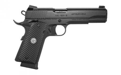 Girsan MC1911S Untouchable, 1911, Semi-Automatic, Metal Frame Pistol, Full-Size, 45ACP, 5" Barrel, Steel, Camo Finish, Black, G10 Grips, 3-Dot Sights, Ambidextrous Safety, 8 Rounds, 1 Magazine 392068