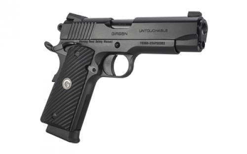 Girsan MC1911C Untouchable, 1911, Semi-Automatic, Metal Frame Pistol, Commander Size, 9MM, 4.4" Barrel, Steel, Camo Finish, Olive Grab Green, G10 Grips, 3-Dot Sights, Ambidextrous Safety, 9 Rounds, 1 Magazine 392071