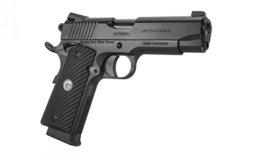 Girsan MC1911C Untouchable, 1911, Semi-Automatic, Metal Frame Pistol, Commander Size, 9MM, 4.4" Barrel, Steel, Black, G10 Grips, 3-Dot Sights, Ambidextrous Safety, 9 Rounds, 1 Magazine 392075