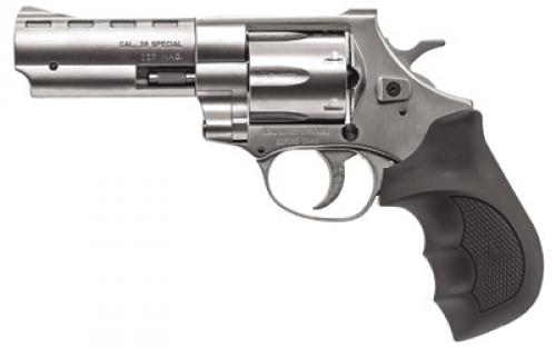 European American Armory Windicator, Medium Frame, 357 Magnum, 4 Barrel, Steel Frame, Nickel Finish, Rubber Grips, Fixed Sights, 6 Rounds 770128