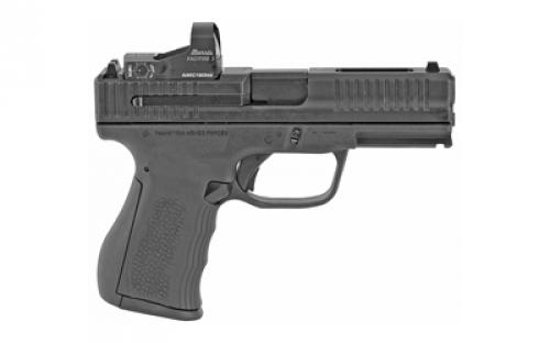 FMK Firearms Elite Pro, Striker Fired, Semi-automatic, Polymer Frame Pistol, Compact, 9MM, 4" Barrel, Optic Ready Slide, Melonite Finish, Black, Burris Fastfire 3 Red Dot, Fixed Sights, 14 Rounds, 2 Magazines FMKG9C1EPROB