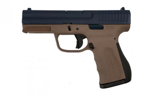 FMK Firearms 9C1G2, Double Action Only, Semi-automatic, Polymer Frame Pistol, 9MM, 3.87 Barrel, Matte Finish, Black/Bronze, Mag Out Safety, 10 Rounds, 1 Magazine FMKG9C1G2BRTSSCM