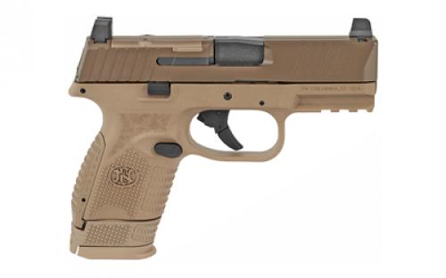 FN America FN America, FN 509, MRD, Semi-automatic, Striker Fired, Compact, 9MM, 3.7" Barrel, Polymer Frame, Flat Dark Earth, 2-10Rd, Non-Manual Safety, Interchangeable Backstraps, FN Optics Mounting System, FN Soft Case 66-100575