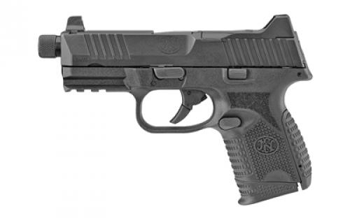 FN America FN509 Compact Tactical, Semi-automatic, Striker Fired, Compact, 9MM, 4.32 Threaded Barrel, Polymer Frame, Black Finish, Suppressor-Height Night Sights, Optics Ready, 10Rd, 2 Magazines 66-100783
